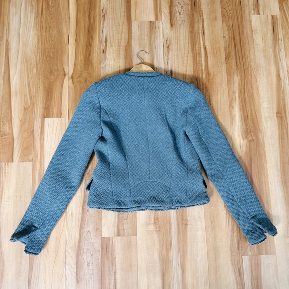 Zara Asymmetric Zipped Up Jacket size S - Picture 2 of 6